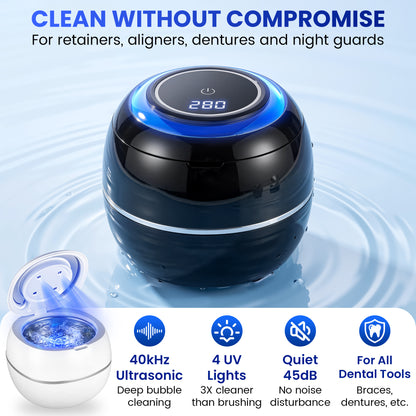 Ultrasonic Cleaner Device for Retainers and night guards