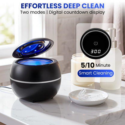 Deep Clean with an ultrasonic cleaner device